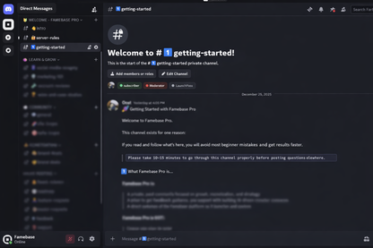 📢 1 Month Private Discord Subscription